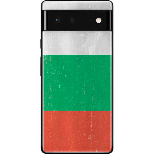 Bulgarian Flag Distressed Google Pixel 6 Skin